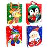 allgala 12-PC (12.5x10.25 inch) Premium Vivid Cartoon Design Glitter ChristmasGift Bag-GP91072 view 1