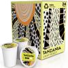 Atlas Coffee Club Coffee Pods  Light/Medium Roast, Single-Origin Tanzania, 24 Count  Compatible with Keurig K-Cup Brewers  100% Recyclable, Premium Arabica Coffee view 1