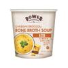Power Provisions Cheddar Broccoli Bone Broth Soup Cups - Keto Instant Soup Cup - Collagen Infused with 17g of Protein - Gluten-Free Soup - 1.4 oz. - Pack of 6 view 1