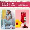 Salud 2-in-1 Hydration Packets + Immunity Electrolytes Powder, Hibiscus - Jamaica Agua Fresca Drink Mix, Elderberry, Dairy & Soy Free, Non-GMO, Gluten Free, Vegan, Low Calorie, 1g Sugar (15 Servings) view 2