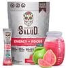 Salud 2-in-1 Energy Drink Powder + Focus, Guava, Organic Caffeine, B6 + B12, Theanine, Clean Energy Drink Packets, Guayaba Agua Fresca Mix, Non-GMO, Gluten Free, Vegan, 1g of Sugar, (15 Servings) view 1