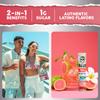 Salud 2-in-1 Energy Drink Powder + Focus, Guava, Organic Caffeine, B6 + B12, Theanine, Clean Energy Drink Packets, Guayaba Agua Fresca Mix, Non-GMO, Gluten Free, Vegan, 1g of Sugar, (15 Servings) view 2