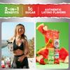 Salud 2-in-1 Energy Drink Powder + Focus, Strawberry Watermelon, Organic Caffeine, B6 + B12, Theanine, Clean Energy Drink Packets, Fresandia Agua Fresca Mix, Non-GMO, Gluten Free, Vegan, 1g of Sugar, (15 Servings) view 2