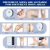 10 Pcs Large TENS Unit Replacement Pads Electrode Compatible with Belifu Nursal Medvice Brilnurse TENS, Upgraded Latex-Free Non-Irritating Rectangular Electrode Patches 3.5mm Snap view 4