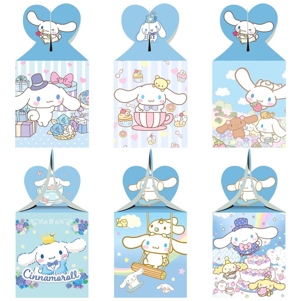 ARHAVI Cinnamoroll Gift Boxes - 12pcs Birthday Party Supplies for Kids Decorations