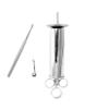 OdontoMed2011 Ear Wax Remover Ear Syringe 2 Oz Otoscope Kidney Tray Medical Grade Tools (3oz Ear Syringe W/Ear Wax Remover Curette) view 1