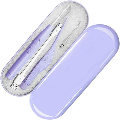 DULASP Ear Cleaner Spoon LED Flash Light Ear Wax Curette Picker Visual Children Earpick Eer Wax Dig Remover Ear Nose Novel Tweezer