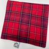 NuggleBuddy Moist Heat & Aromatherapy Organic Rice Pack for Microwave. Thick & Cozy Lipstick Plaid Flannel. Chamomile & Rosemary Aromatherapy! Great Gift Idea! view 1