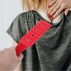 Plate Gua Soreness Pat Back Four Massage Portable for Muscle Body Shoulder Acupoint Calf Massager Care Health Lengthened Scraping Stick Tool Sha Holes Clap Red Sticks view 3