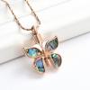 BIAIHQIE Butterfly Urn Necklace for Ashes for Women Abalone Shell Ashes Necklace Cremation Jewelry for Ashes for Human Keepsake Memorial,2 view 2