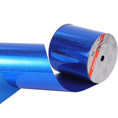 4inch x 50yards Shiny Waterproof Ribbon,Red Curling Ribbon for Gifts Package Wrapping,Crafting. (Blue)