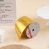 4inch x 50yards Shiny Waterproof Ribbon,Red Curling Ribbon for Gifts Package Wrapping,Crafting. (Gold) view 2