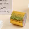4inch x 50yards Shiny Waterproof Ribbon,Red Curling Ribbon for Gifts Package Wrapping,Crafting. (Gold) view 3
