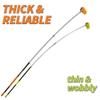 30 Foot High Reach Telescoping Duster Kit and Vinyl Siding Brushes with 5-24 ft Extension Pole // High Ceiling Cleaning and Window Washing kit // Exterior & Interior House and Gutter Cleaning Brush view 3