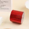 4inch x 50yards Shiny Waterproof Ribbon,Red Curling Ribbon for Gifts Package Wrapping,Crafting. (Red) view 2