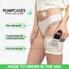Pumpcases Thigh Garter with Pocket - Stretch Lace Garter Belt - Discreet, Non-Slip - Diabetes Pump Pouch - Assembled in The USA - (New Ivory, Medium) view 4