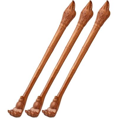 Back Scratcher for Men Hand Unique Eagle Shape Backscratchers, Middle and Long for The Elderly Back Grab Tool, Good Meaning, Birthday Present (Color : Red-Brown*3, Size : 41.5 * 4cm)