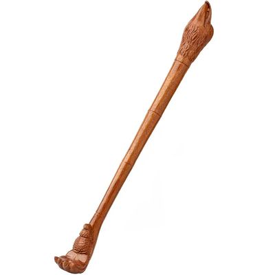 Back Scratcher for Men Hand Unique Eagle Shape Backscratchers, Middle and Long for The Elderly Back Grab Tool, Good Meaning, Birthday Present (Color : Red-Brown*1, Size : 41.5 * 4cm)