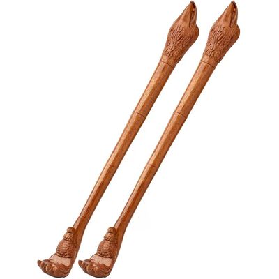 Back Scratcher for Men Hand Unique Eagle Shape Backscratchers, Middle and Long for The Elderly Back Grab Tool, Good Meaning, Birthday Present (Color : Red-Brown*2, Size : 41.5 * 4cm)