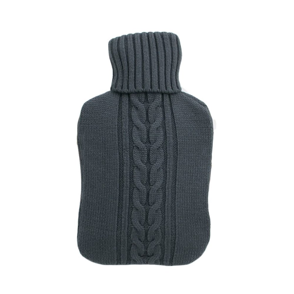 Artibetter Warm Hot Water Bottle Hand Warmer Cover Hot Water Bag Cover Knitted Bottles for Bottle Case Body Bed Warmer Bag Miss Heating