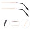 Mikikit 1pair Metal Glasses Replacement Temples Eyewear Arm Compatible Frames Sturdy Design for Comfort and Durability for Sunglasses and Eyeglasses view 3