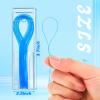 Vesici 600 Pcs Dental Floss Threader for Bridges, Braces, and Implants Dental Threader, Multifunctional Nylon Loop Design for Your Teeth, Pack of 12(Blue) view 2