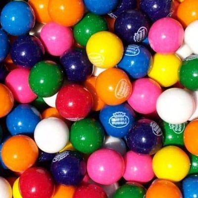 3 Pound Assorted Gumballs Dubble Flavor Bubble Gum Balls Fresh