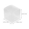 EXCEART 50pcs Pvc Candy Boxes Square Treat Containers for Party Favors Lightweight Packaging Cases for Desserts and Snacks view 4
