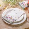 200 Pcs Spring Decorative Disposable Hand Towels Paper 2 Ply easter Guest Towels Paper Hand Towels for Bathroom Floral Disposable Napkins for Summer Wedding Bridal Shower Party view 4