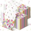 Sinmoe 200 Pcs Spring Hand Towels Tulip Guest Napkins for Bathroom Easter 2 Ply Floral Decorative Disposable Paper Napkins for Summer Kitchen Dinner Wedding Bridal Shower Party Supplies (Elegant) view 1