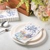 Sinmoe 200 Pcs 2 Ply Spring Guest Napkins Paper Guest Towels for Bathroom Decorative Disposable Hand Paper Towel Summer Floral Napkins for Wedding Bridal Shower Party (Charming, Charming) view 3