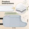 Pedobi Castor Oil Pack Wrap Reusable Organic Castor Oil Pack for Liver Detox, Less Mess, Elastic Strap Soft Cotton Anti Oil Leak(Oil Not Include) view 2