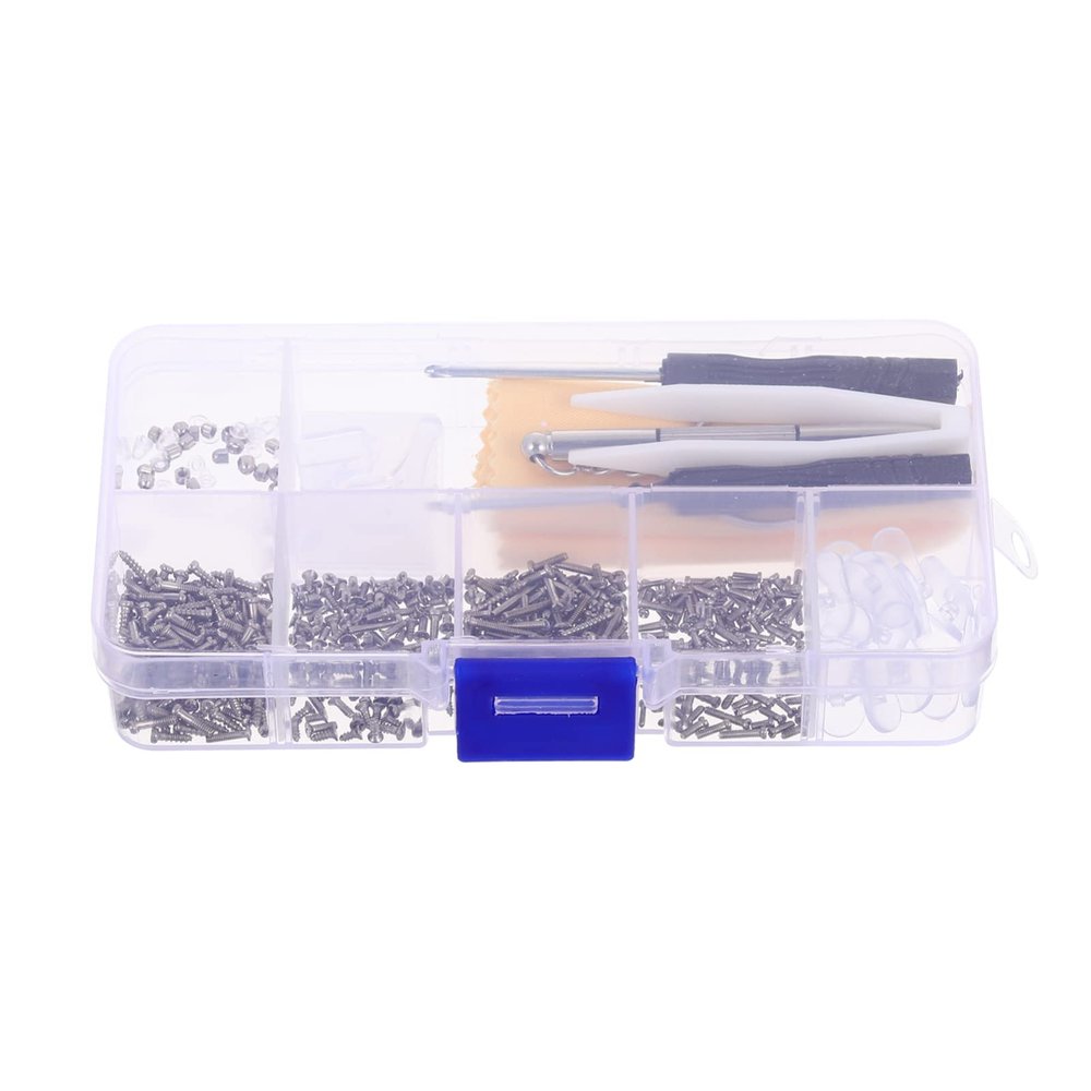 COHEALI 1set Eyeglass Repair Tools Screws Professional Kit for Quick Eyewear Fixes Suitable for Home Office and Travel Use