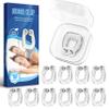 Anti Snoring Devices, Anngola Snoring Solution, Silicone Magnetic Anti Snoring Nose Clip, Effective Hale Breathing Aid, Stop Snoring to Restful Sleep(10 Pack) view 1