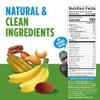 Blue Stripes - Trail Mix, Peanut Butter Banana, Cashews, Peanut Butter Chips, Healthy Snacks for Adults, Whole 70% Cacao, With Unrefined Sugar, Non GMO, Gluten Free, Vegan, 6.4 oz view 2