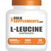 BulkSupplements.com L-Leucine Capsules - Leucine Supplements, Amino Acid Supplement - Gluten Free, 10 Capsules per Serving (5000mg), 300 Count (Pack of 1) view 1