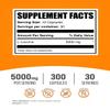 BulkSupplements.com L-Leucine Capsules - Leucine Supplements, Amino Acid Supplement - Gluten Free, 10 Capsules per Serving (5000mg), 300 Count (Pack of 1) view 2