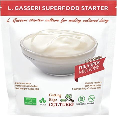 L. Gasseri SuperFood Starter + Prebio Plus Culture ProBiotic Cultured Dairy Low And Slow Yogurt Lactobacillus Prebiotic By Cutting Edge Cultures