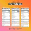 LesserEvil Organic Popcorn Variety Pack, Himalayan Pink Salt (4.6 oz Bag), Himalayan Gold (4.6 oz Bag), and White Cheddar Flavor (4.6oz Bag) view 2