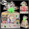 Anapoliz X-Large Christmas Cellophane Wrap Bags (10 Pcs) - 24" X 30", 2.5 Mil Thick Crystal Clear for Gifts, Baskets Wrapping (24Wx30L Inches, Merry Christmas) view 3