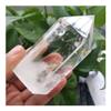 WGPHD Health & Household Natural Crystal Stone Clear Transparent Rock Quartz Crystal Polished Single Point Wand feng Shui Decoration view 4