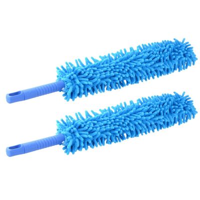 Zerodeko 2pcs Cleaning Duster Brush Adjustable Bendable Chenille Tool for Cars Electronics and Household Soft Reusable Machine Washable