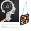 Agatige Busy Board Montessori Toys, Portable Sensory Board for Dementia, Alzheimer's, Anxiety Relief, Hand-Eye Coordination, All Ages, Blue view 3