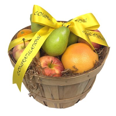Capital City Fruit Fresh Fruit Favorites Gift Box | Congratulations Gift Box | Sweet and Fresh Fruits | Healthy Snack | 11 Piece Mixed Fruits