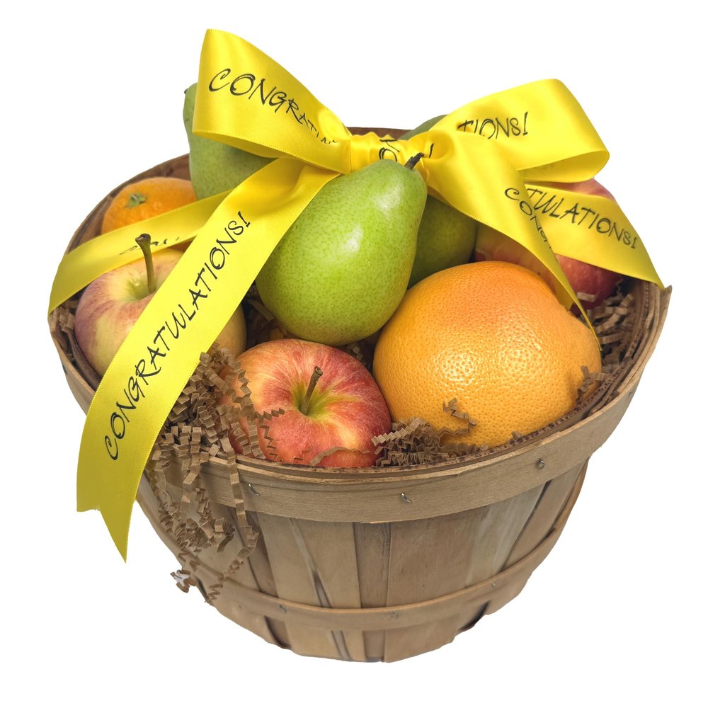 Capital City Fruit Fresh Fruit Favorites Gift Box | Congratulations Gift Box | Sweet and Fresh Fruits | Healthy Snack | 11 Piece Mixed Fruits