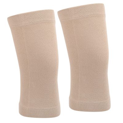 Alomejor Knee Sleeves, Pure Cotton 2pcs Compression Knee Sleeve Cotton Seamless Knee Brace Support for Adults