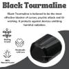 Amazing Gemstone Black Tourmaline Crystals and Healing Stones Tumbled - 1 oz, Healing Stones for Energy Balance, Stress Relief - Premium Polished Gems Rocks for Meditation and Wellness view 4