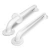 18 Inch Handicap Grab Bars, 2 Pack Stainless Steel Grab Bar for Bathtubs and Showers, Wall Mount Safety Shower Grab Bars for Seniors Injury Elderly, White view 1