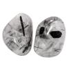 Amazing Gemstone Black Rutilated Quartz Crystals & Healing Stones Tumbled - 1 oz Black Rutilated Quartz Stone, Healing Stones for Energy Balance, Premium Polished Gems Rocks for Meditation & Wellness view 2