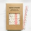 100 pcs Mixed Party Paper Straws Bulk, Light Pink Red Rose Gold Foil Flamingo Drinking Straws, Luau Beach Pool Birthday Baby Bridal Shower Wedding Cake Pop Sticks (Flamingo) view 2